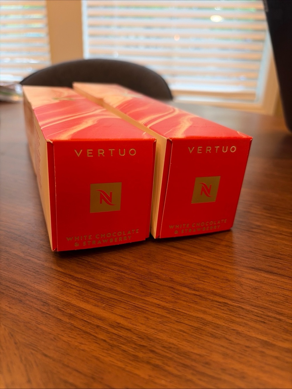 Nespresso Vertuo White Chocolate and Strawberry 2 Sleeves